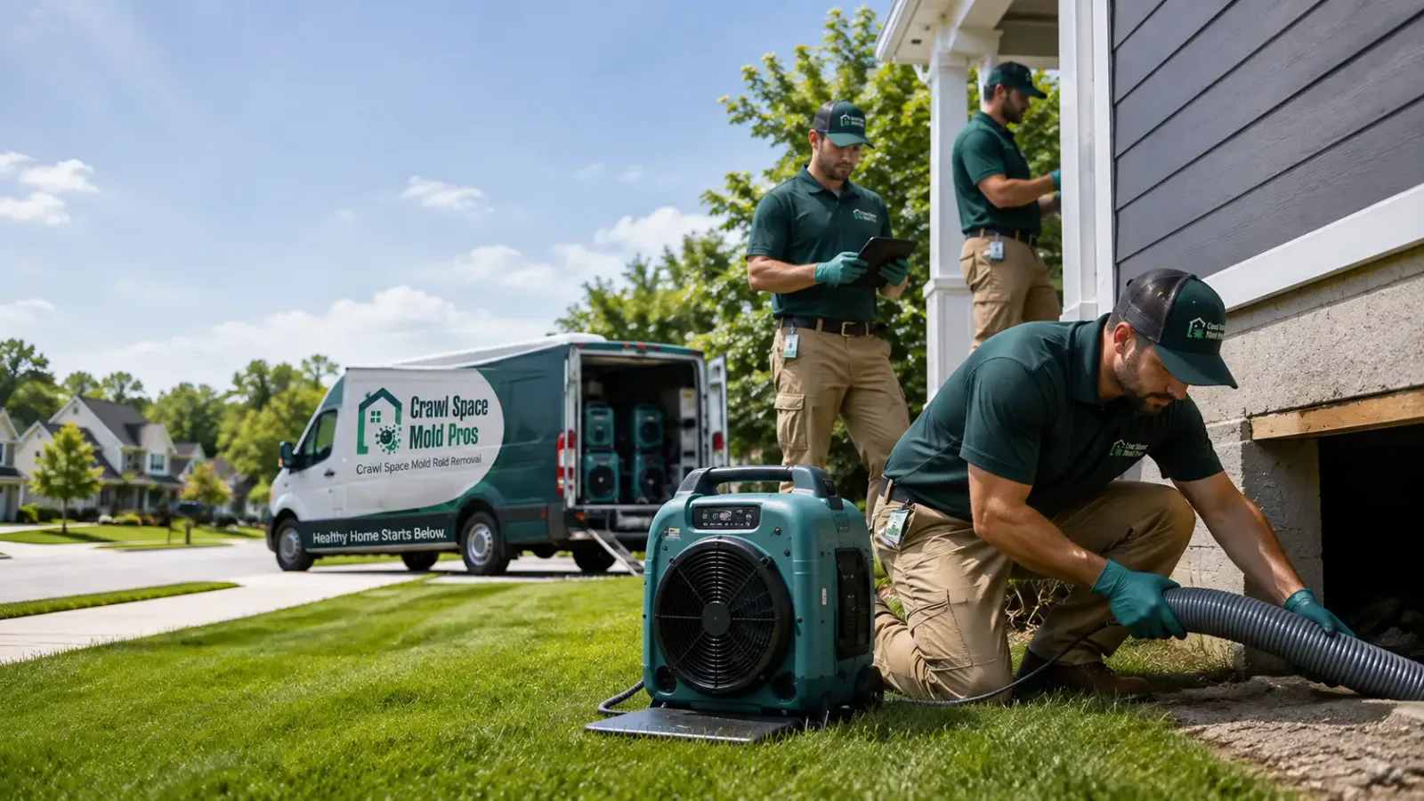 Crawl Space Mold Removal in Millis, MA